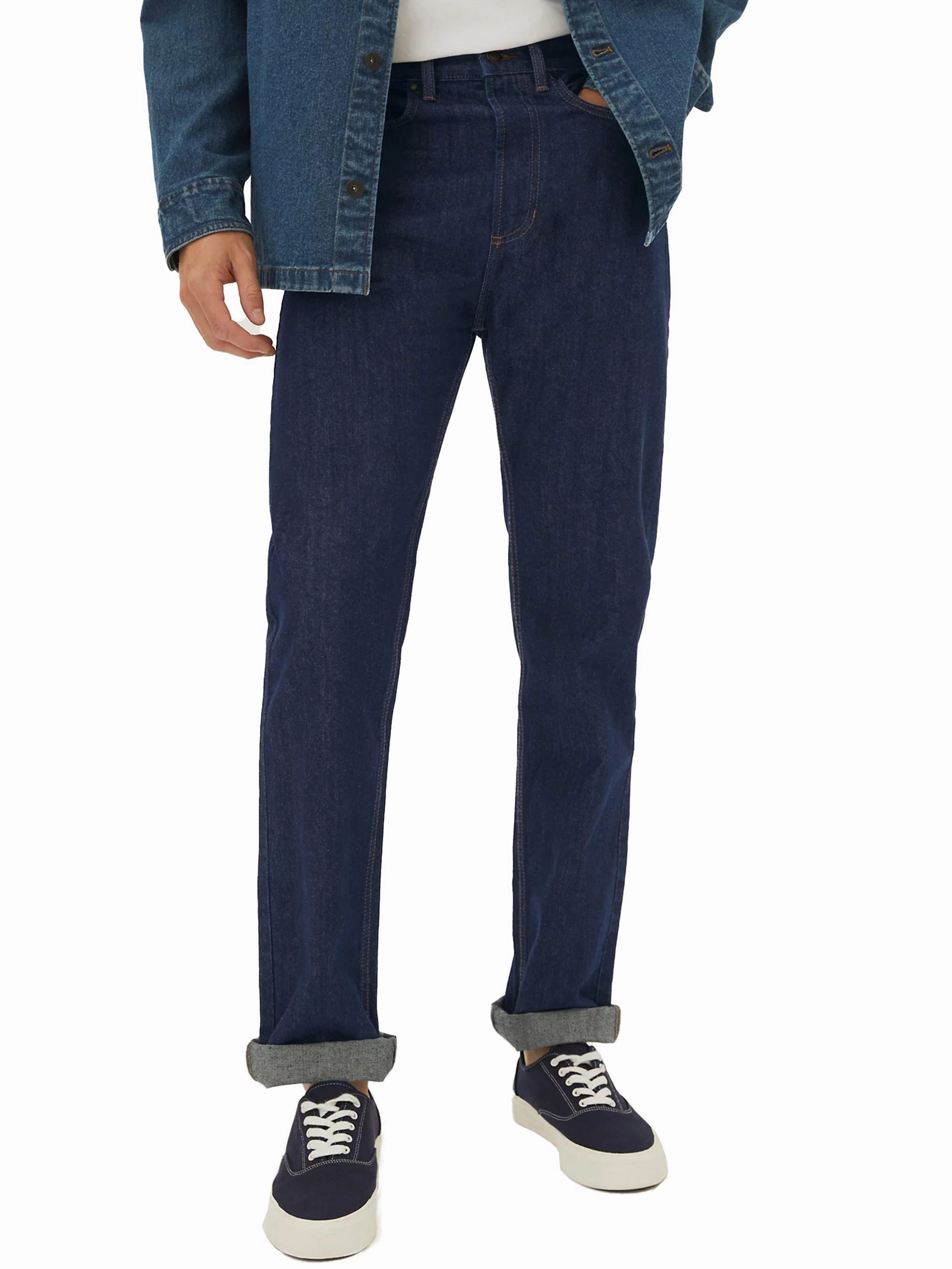 EX M&S | Mens Straight Fit Jeans WrinkleResistantMaterial