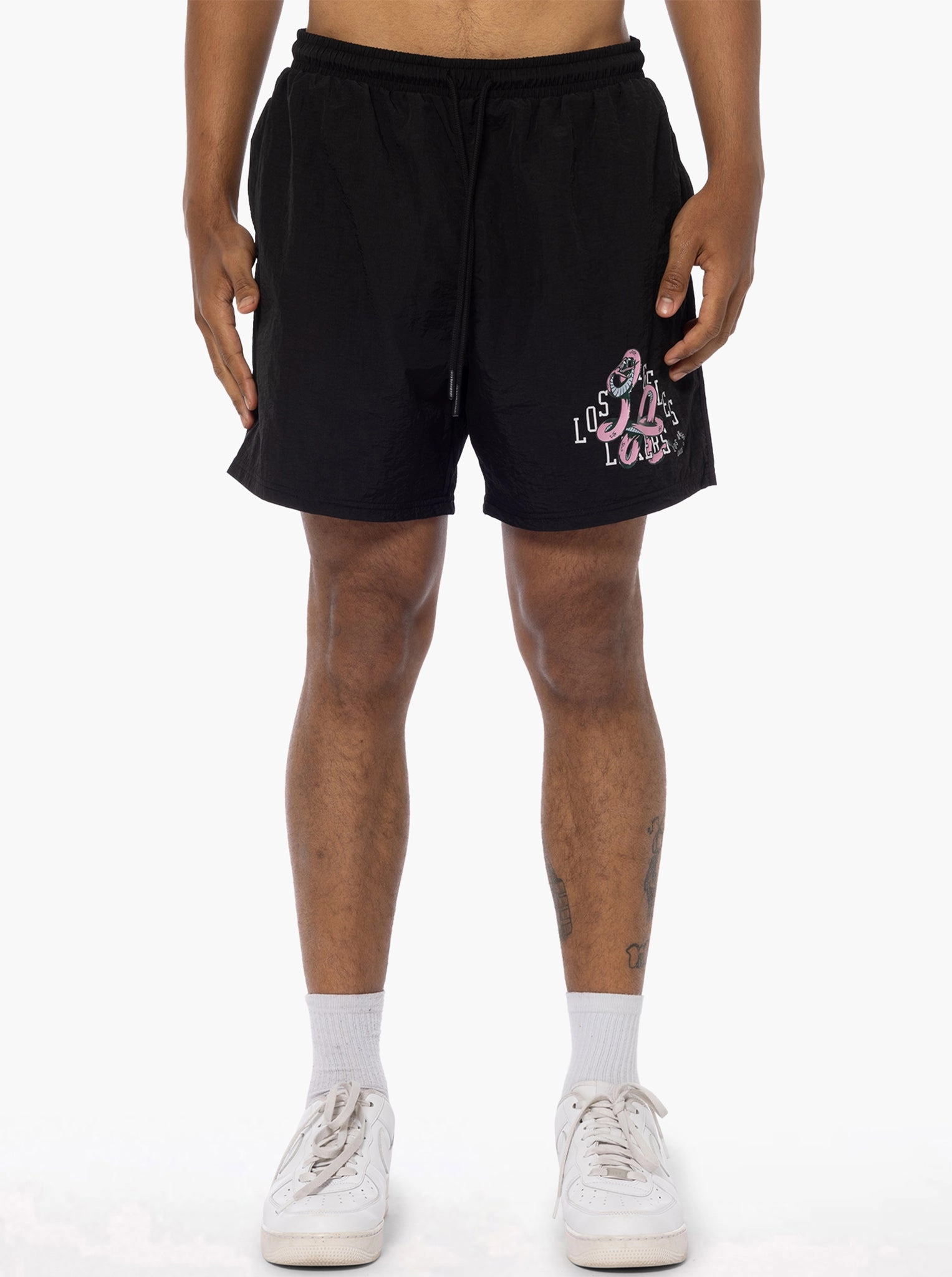 Los Angeles Lakers All Attack Shorts Elastic Band