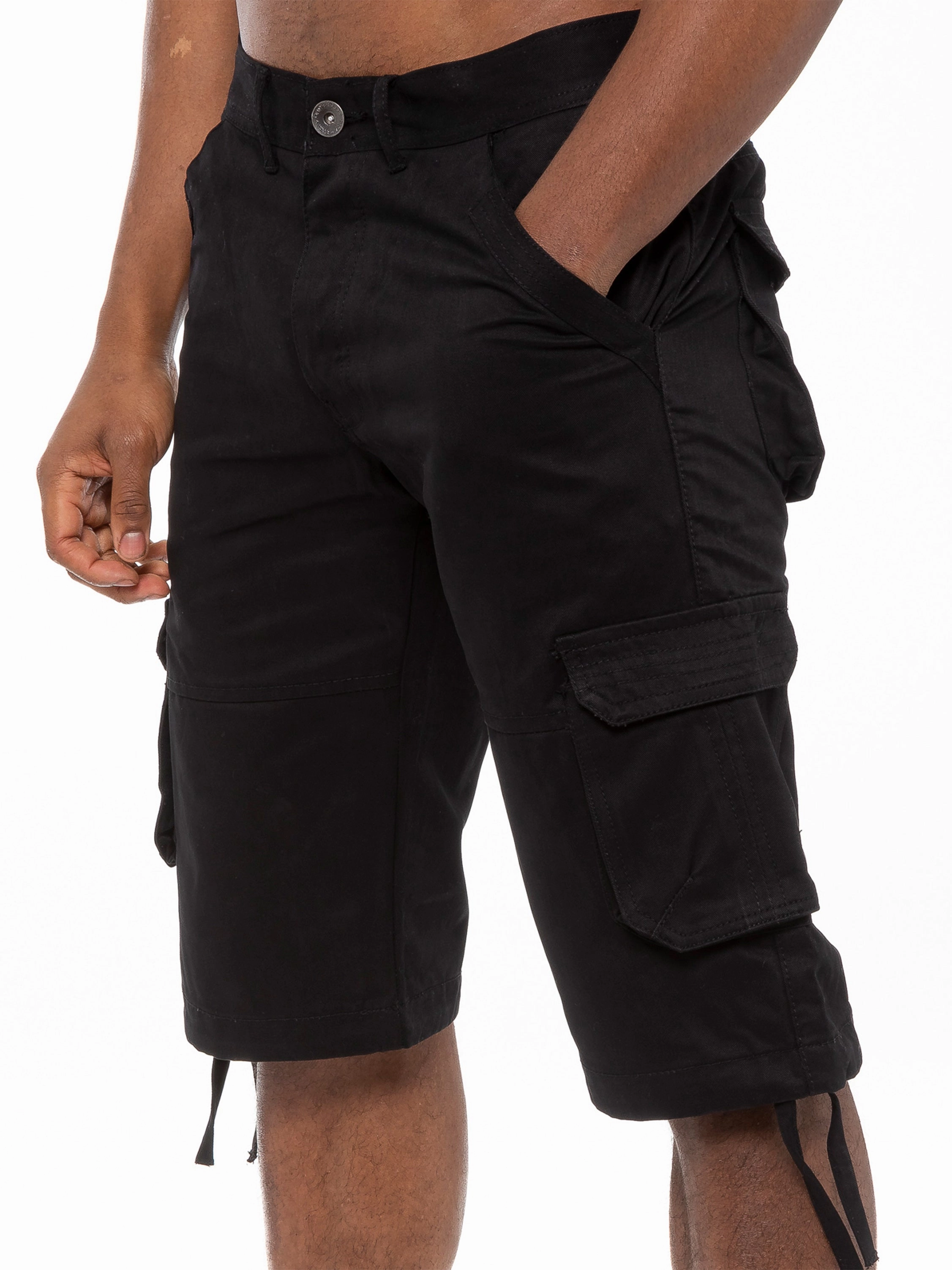 Enzo Mens Cargo Combat Shorts  | Enzo Designer Menswear swimming suit alternative Eco Certified Dye