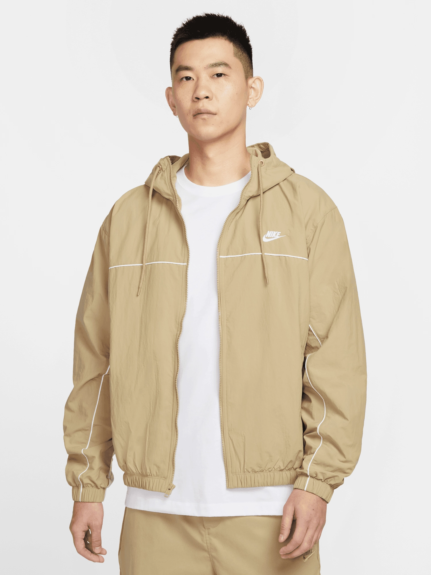 Club Hooded Jacket Outdoor Shield Heavy Duty Zippers