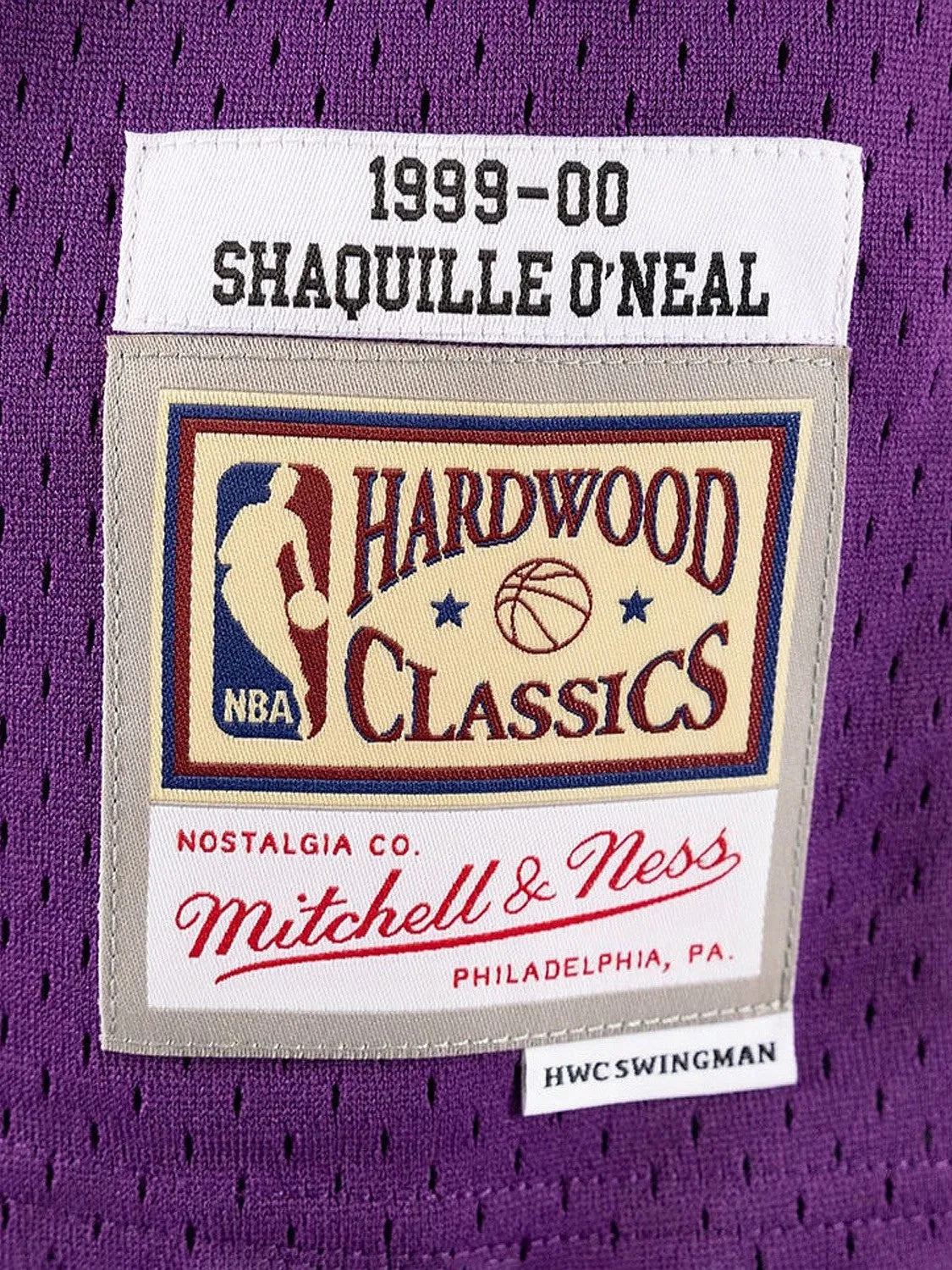Los Angeles Lakers Shaquille O??Neal 99-00 Road Swingman Jersey Quick Flex Quick Release Cuffs