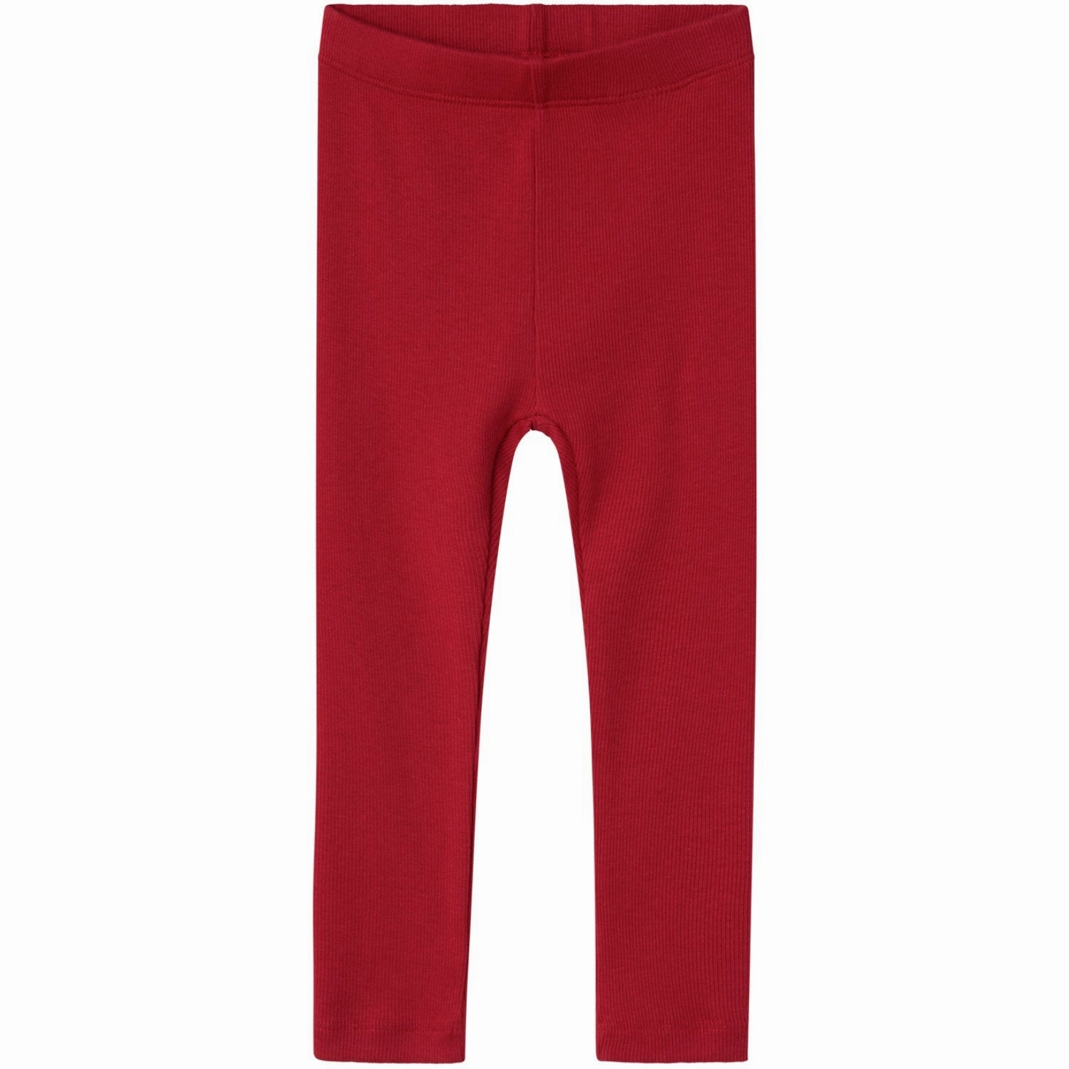 Name It Jester Red Kab Leggings Solid Color
