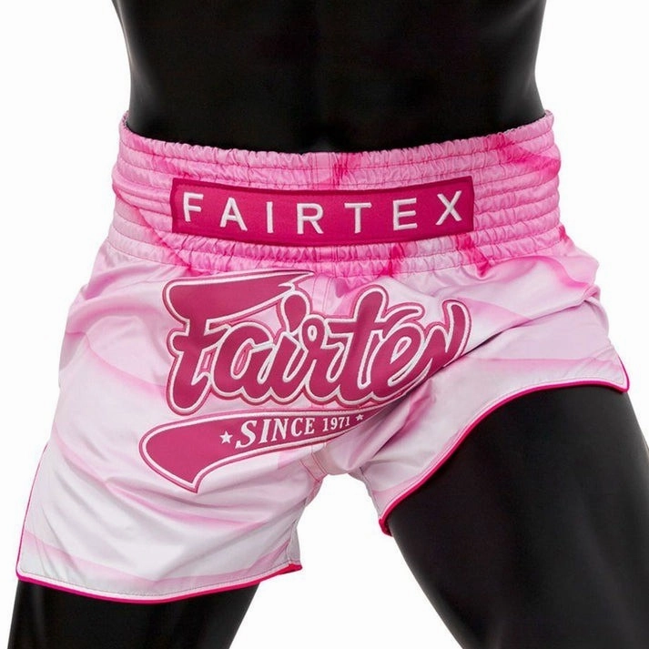 Fairtex Alma Muay Thai Shorts Pink BS1914 Cross Ventilation Channels