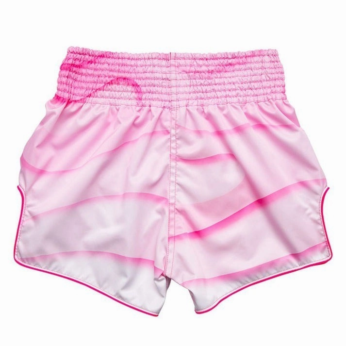 Fairtex Alma Muay Thai Shorts Pink BS1914 stripe design Sporty Chic