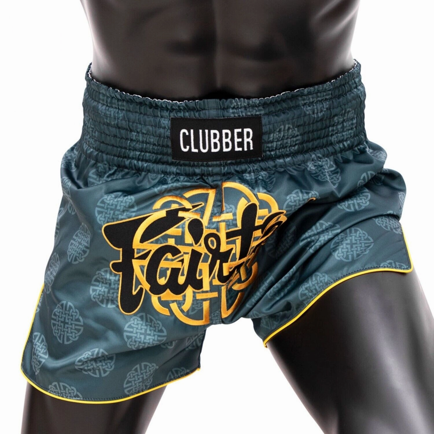 Fairtex Clubber Muay Thai Shorts BS1915 Green Kickboxing MMA mix and match