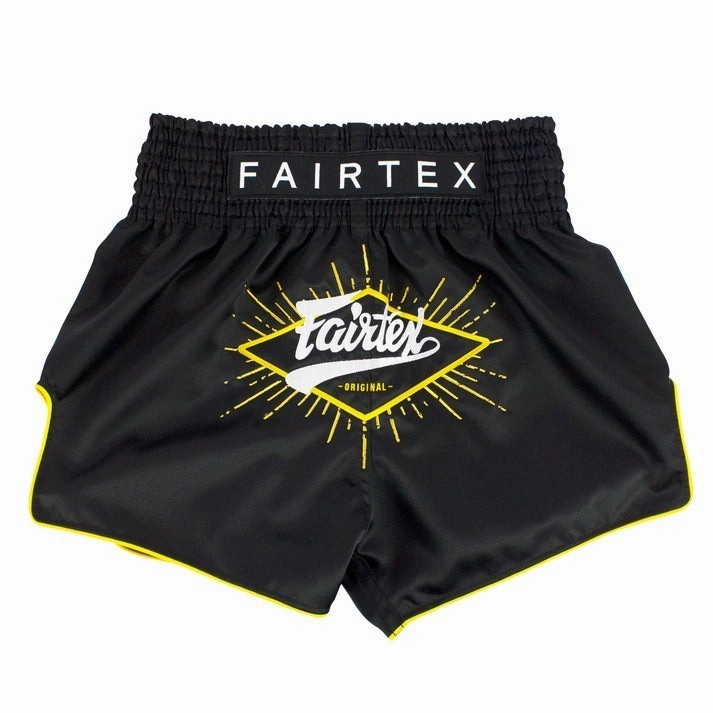 Fairtex Focus Muay Thai Shorts BS1903 Black rooftop party look Soft Lining