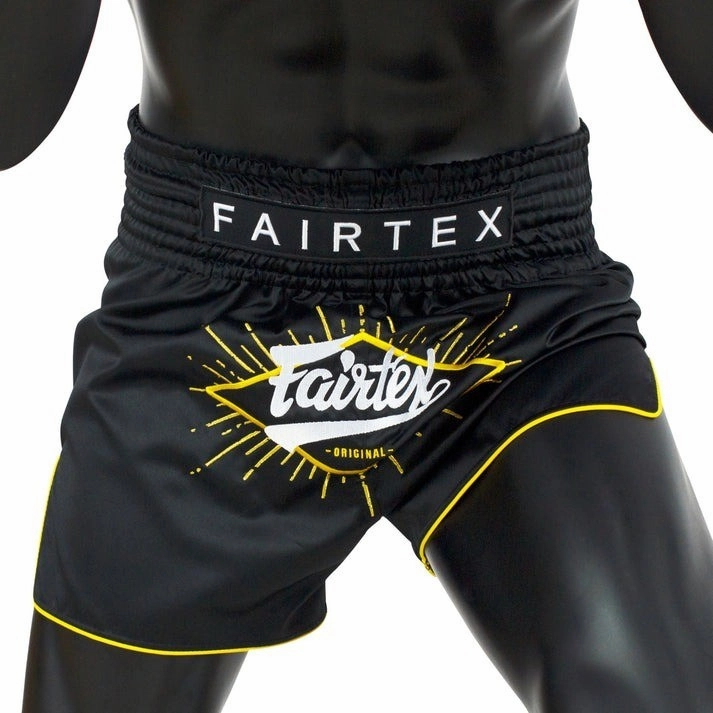 Odor Lock Technology LightweightFabric Fairtex Focus Muay Thai Shorts BS1903 Black