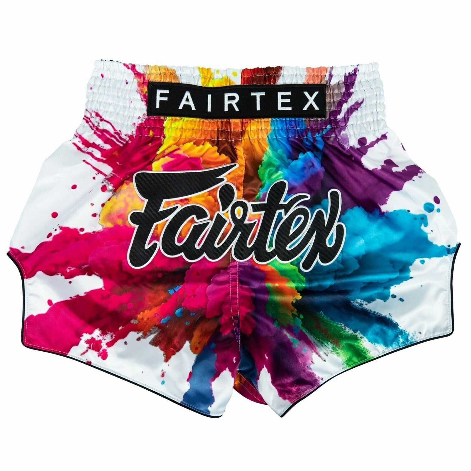 Fairtex Funky Soul Muay Thai Shorts BS1939 White Versatile Layering Capability Anti Snag Fabric