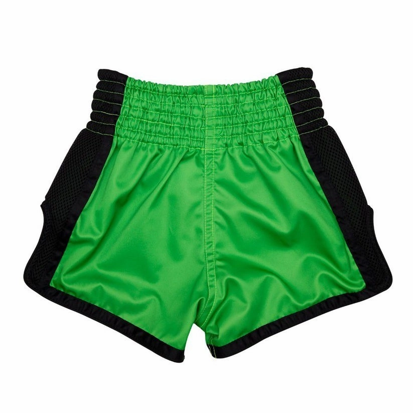 Fairtex Kids Muay Thai Shorts Siam Green BSK2106 Simple Mood Cap