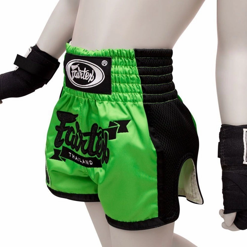 Fairtex Kids Muay Thai Shorts Siam Green BSK2106 Cargo shorts