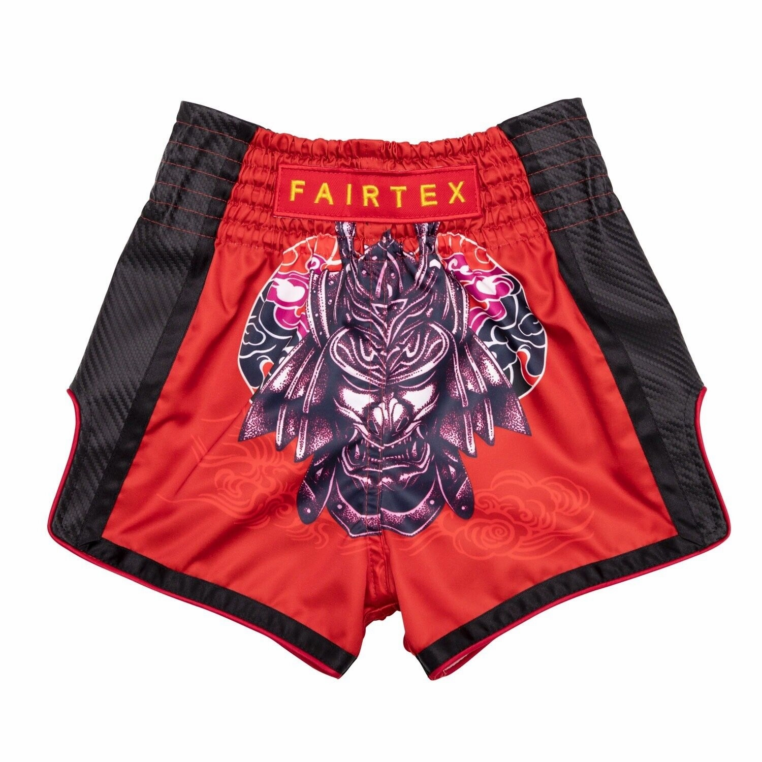 Moisture Management System Breathable Liner Fairtex Kids Muay Thai Shorts Silent Warrior Red BSK2108