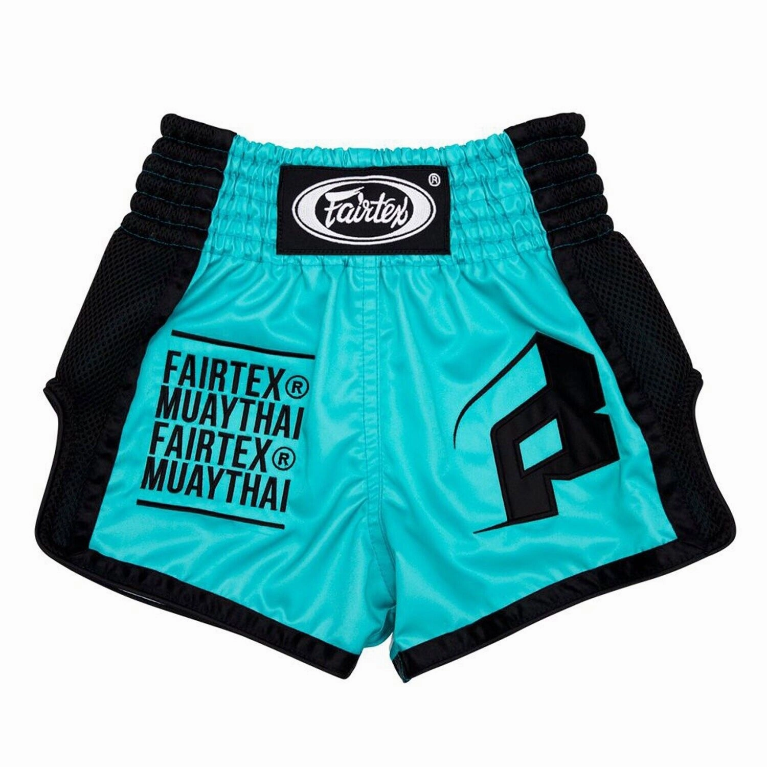 Fairtex Kids Muay Thai Shorts Turquoise BSK2107 Printed Pattern