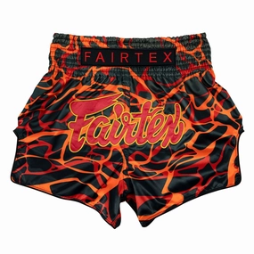Stretch Comfort Fairtex Magma Muay Thai Shorts BS1926 Red
