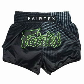 media industry Fairtex Racer Muay Thai Shorts BS1924 Black