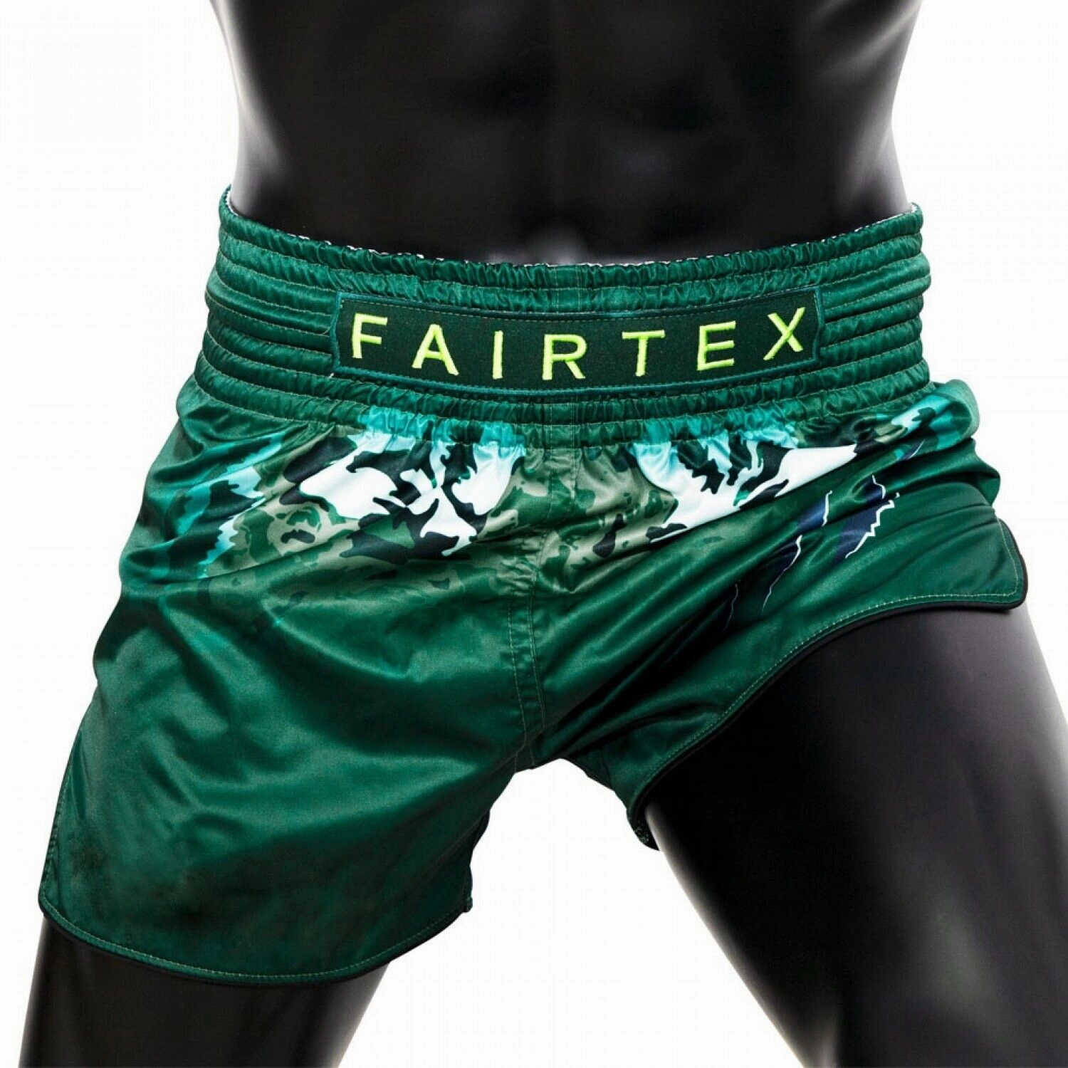 Fairtex Tonna Muay Thai Shorts BS1913 Green Kickboxing MMA earthy shades Clean Mood
