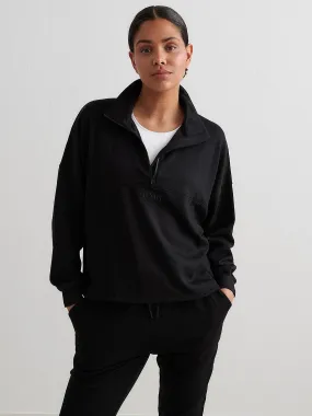 Limited Edition Black Comfy Half Zip