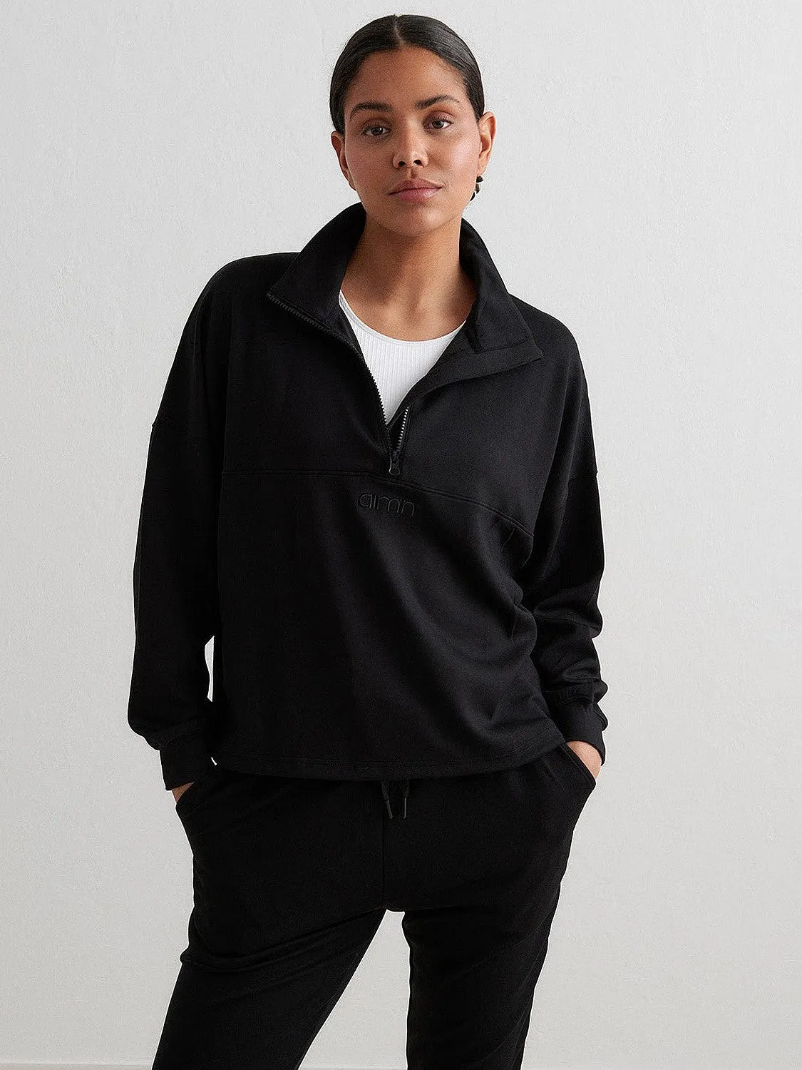 Limited Edition Black Comfy Half Zip