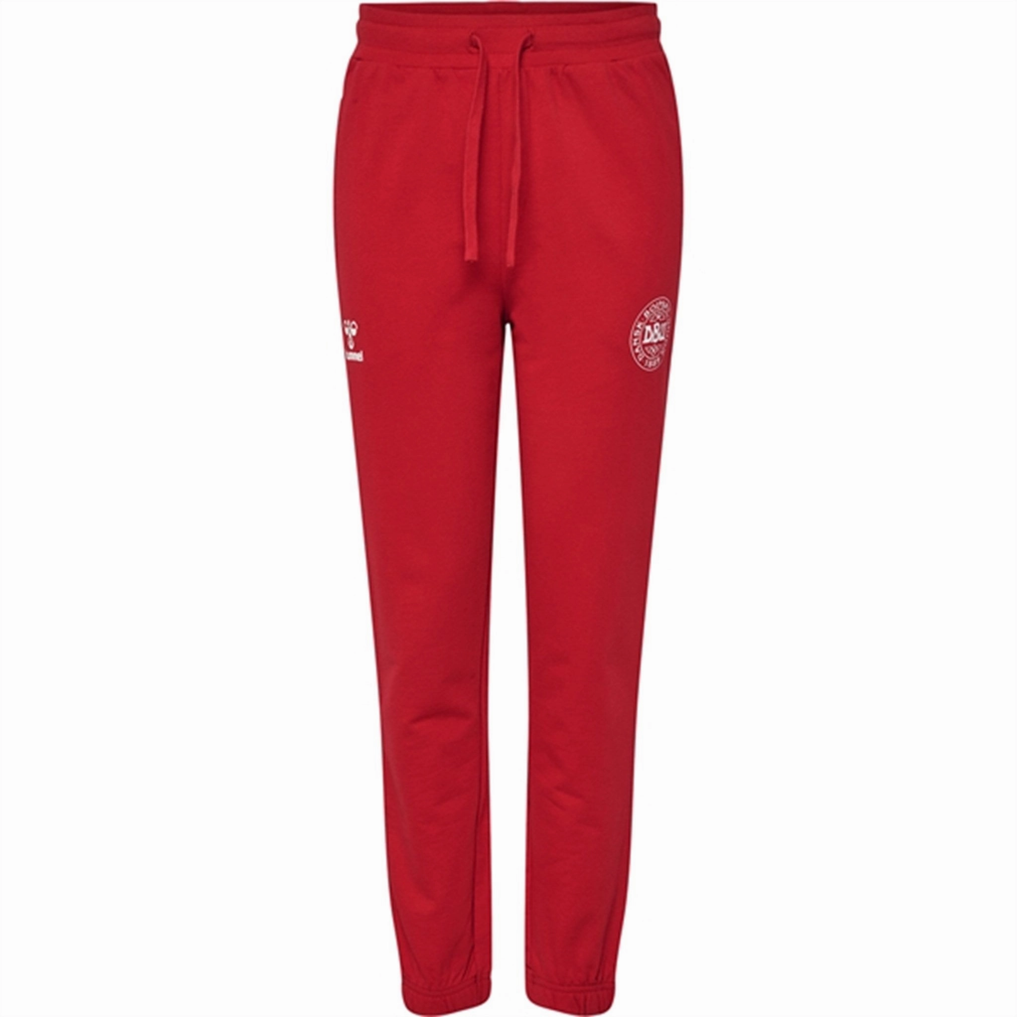 Hummel DBU VM 2022 Tango Red Honor Sweatpants Taped Seam Reinforcement