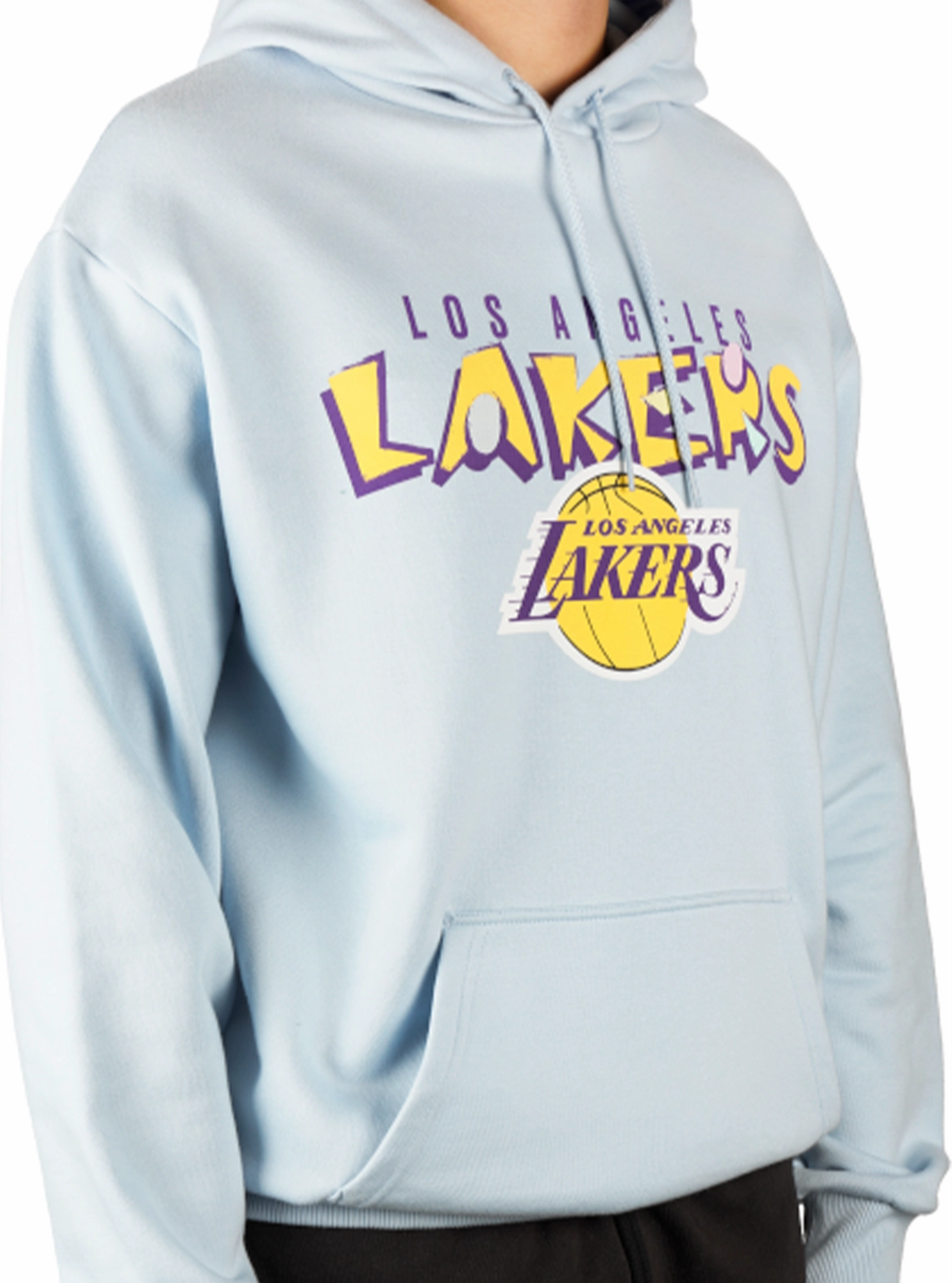 Los Angeles Lakers NBA Oversized Hoodie Ergonomic Cut Flatlock Seam Finish