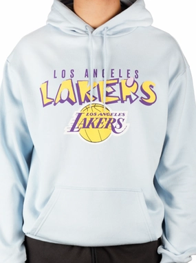 Minimalist Aesthetic Vintage Wash Effect Los Angeles Lakers NBA Oversized Hoodie