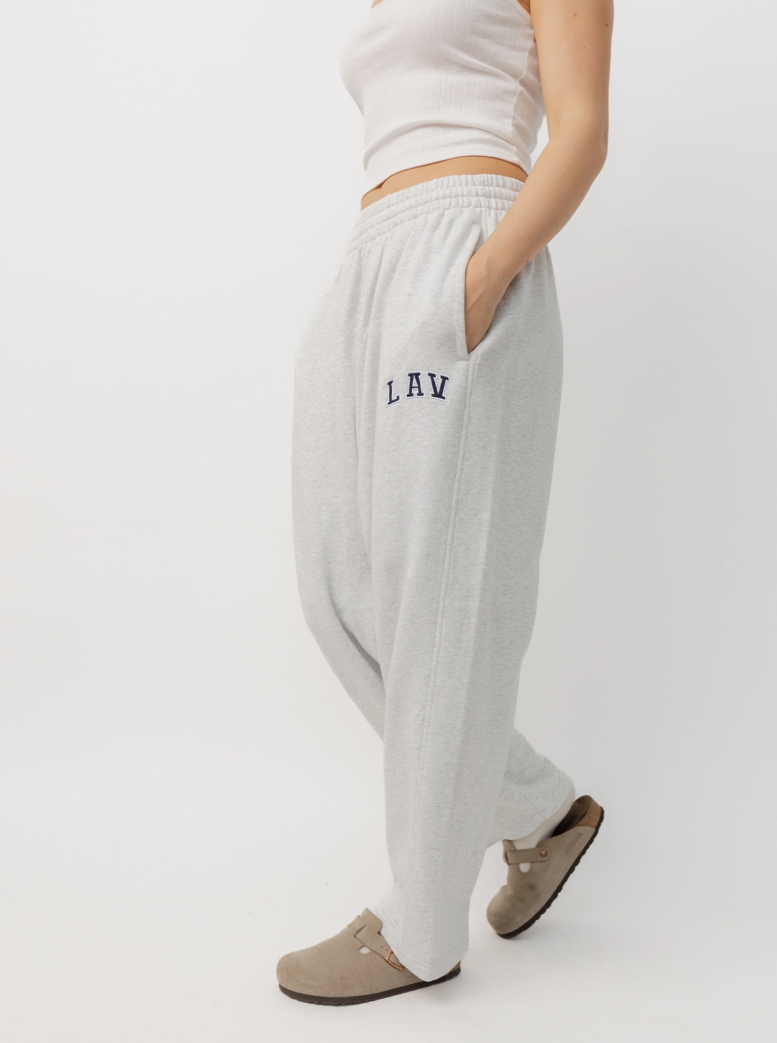 Daywear Chic Comfort Wide Leg Sweatpant