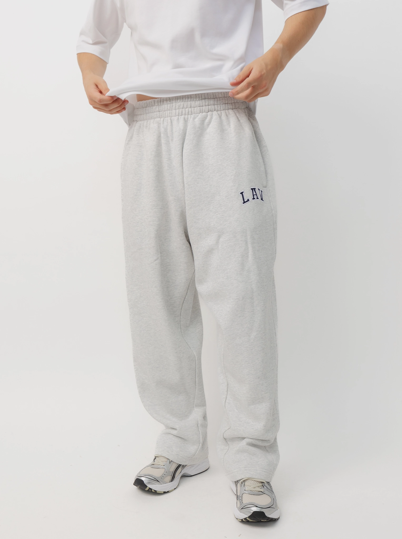 Abrasion resistant Anti Pilling Surface Wide Leg Sweatpant