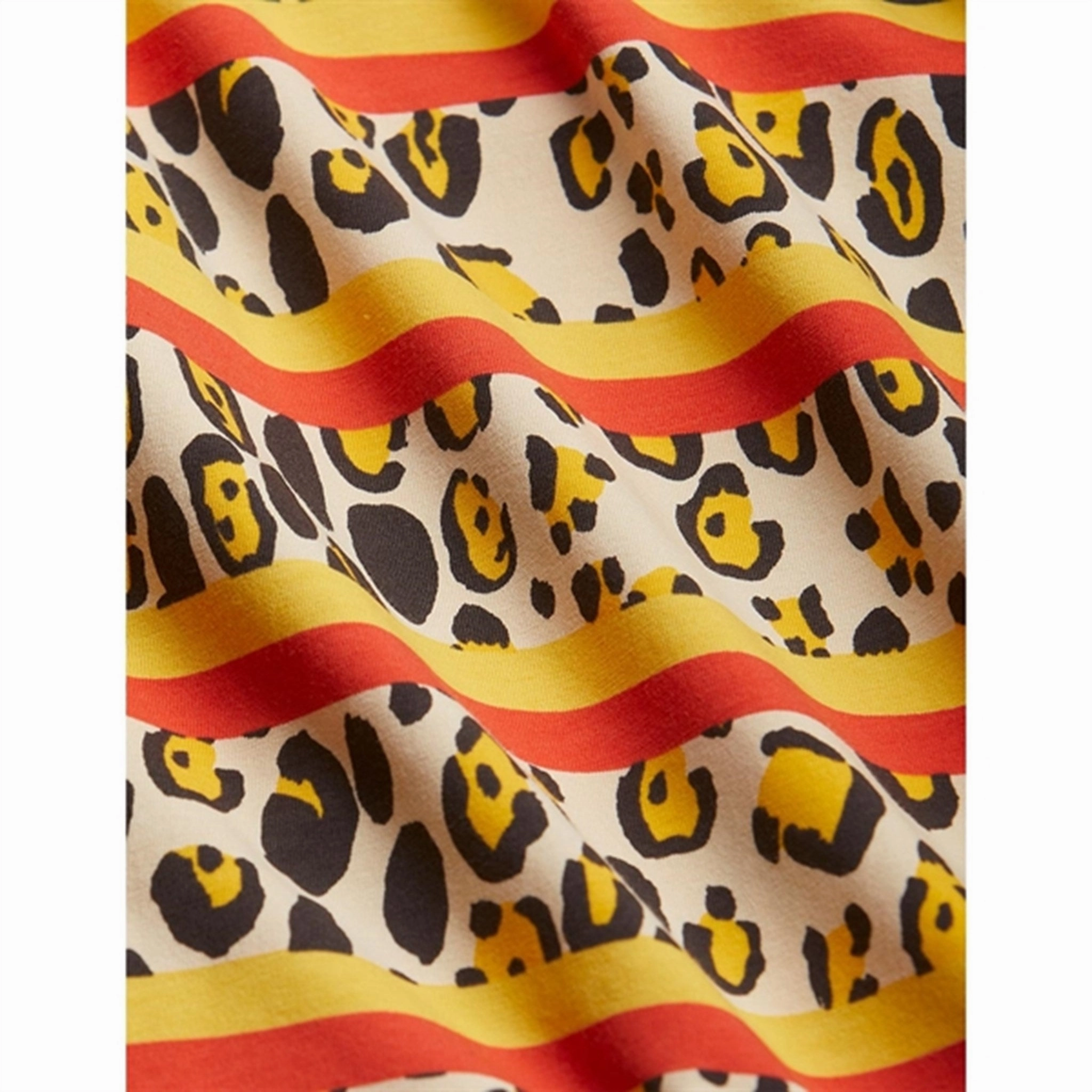 Non See For Kids Mini Rodini Multi Leopard Stripe Aop Leggings