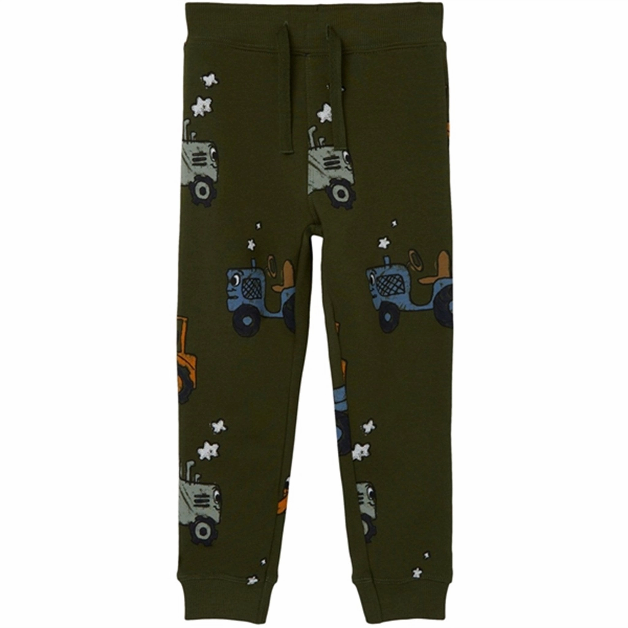 Name it Rifle Green Norman Sweatpants pattern lycra