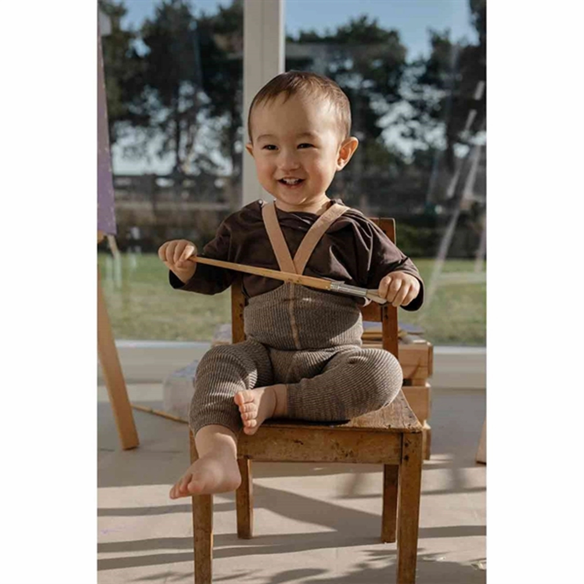 Comfort Seeker Shape Retain Silly Silas Footless Tights Charcoaly Brown