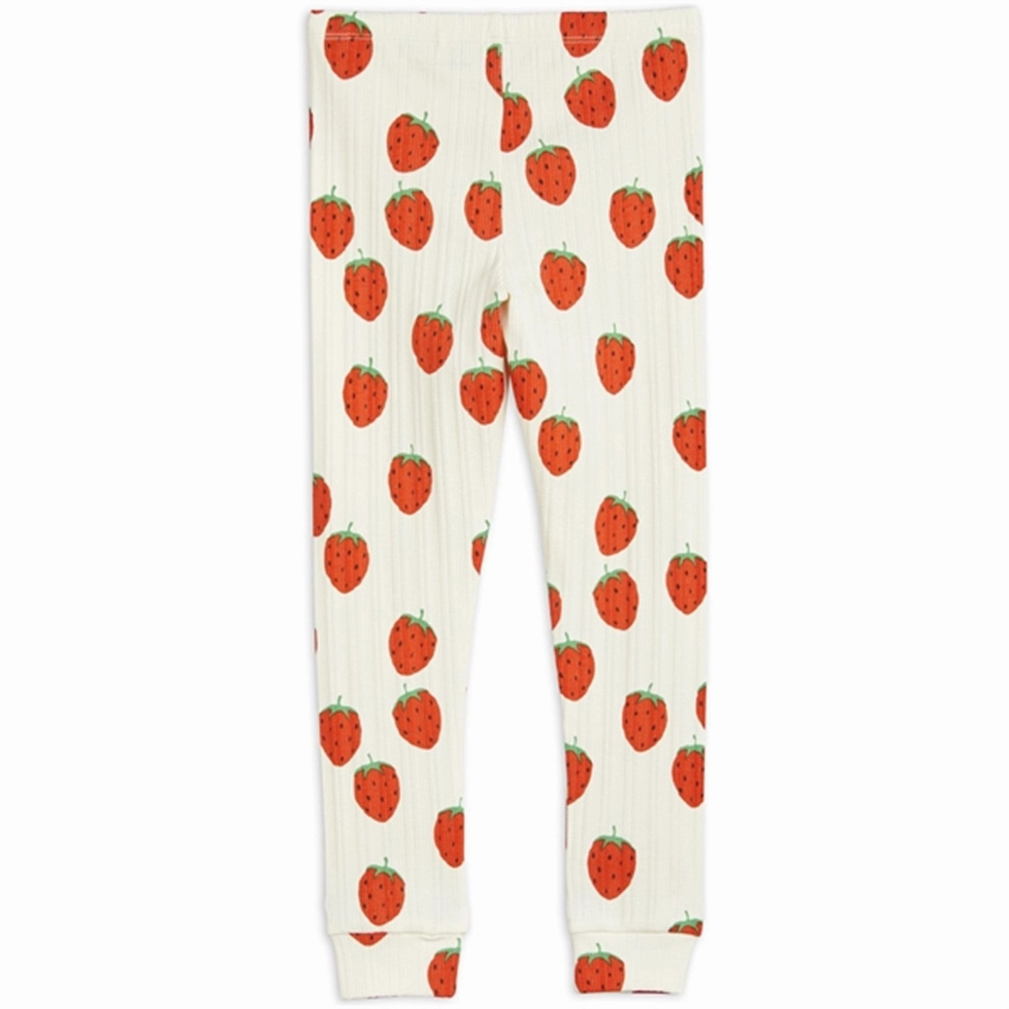 Mini Rodini Strawberries Aop Leggings Offwhite Maternity Wear City Walk