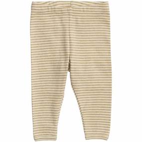Serendipity Chamomile/Offwhite Baby Leggings Stripe Morning Jog Slim Fit High Waist Pro Athlete