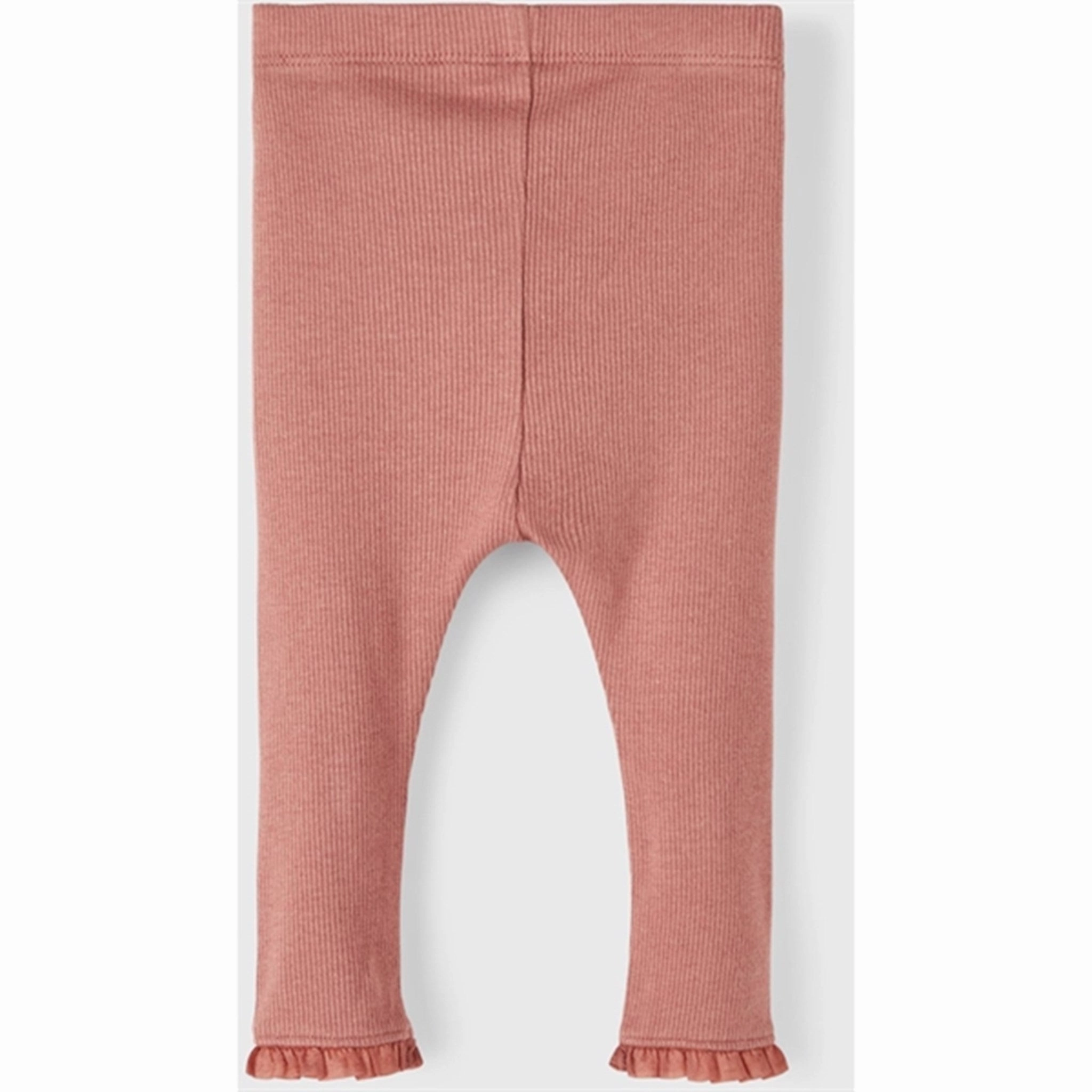 Name it Light Mahogany Nussa Leggings Flexible Stretch Material Silicone Hem Trim