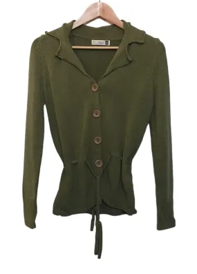 Clean Style Fisherman Knitted Cardigan (Size S)