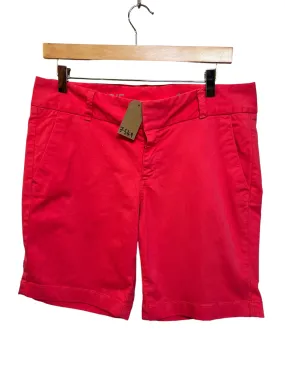 Red Chino Shorts (Size XL) Secure Closure System Effortless Look
