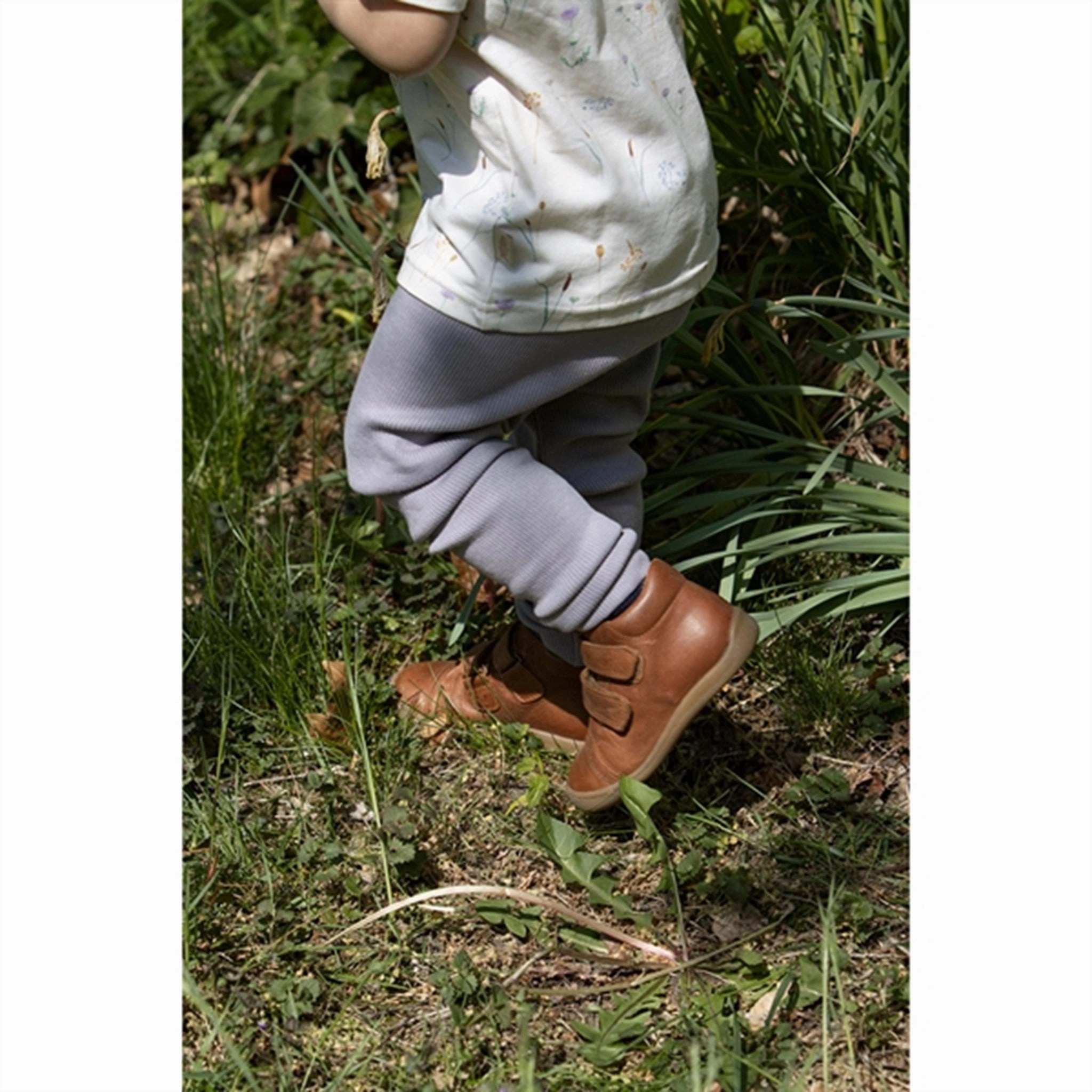 Petit Piao Dusty Lavender Leggings Modal Morning Stretch Durable Stitch