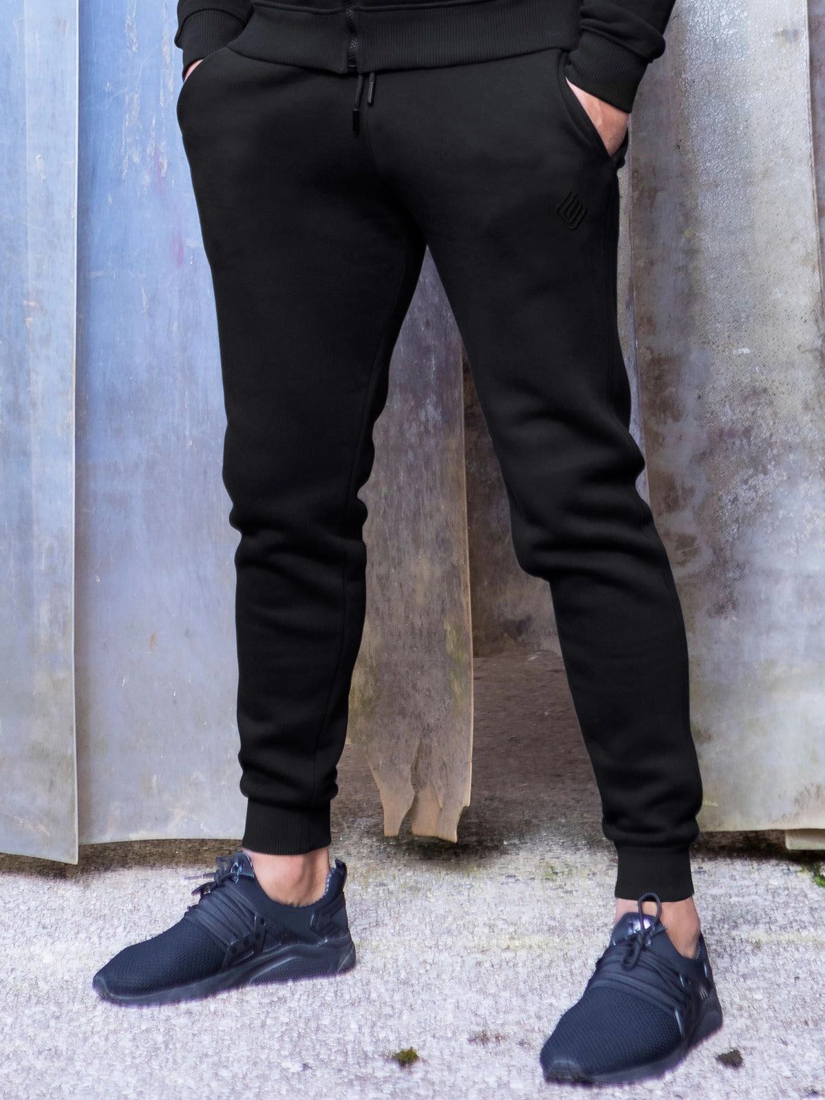 Outdoor Comfort Enzo Mens Slim Fit Fleece Jogging Bottoms