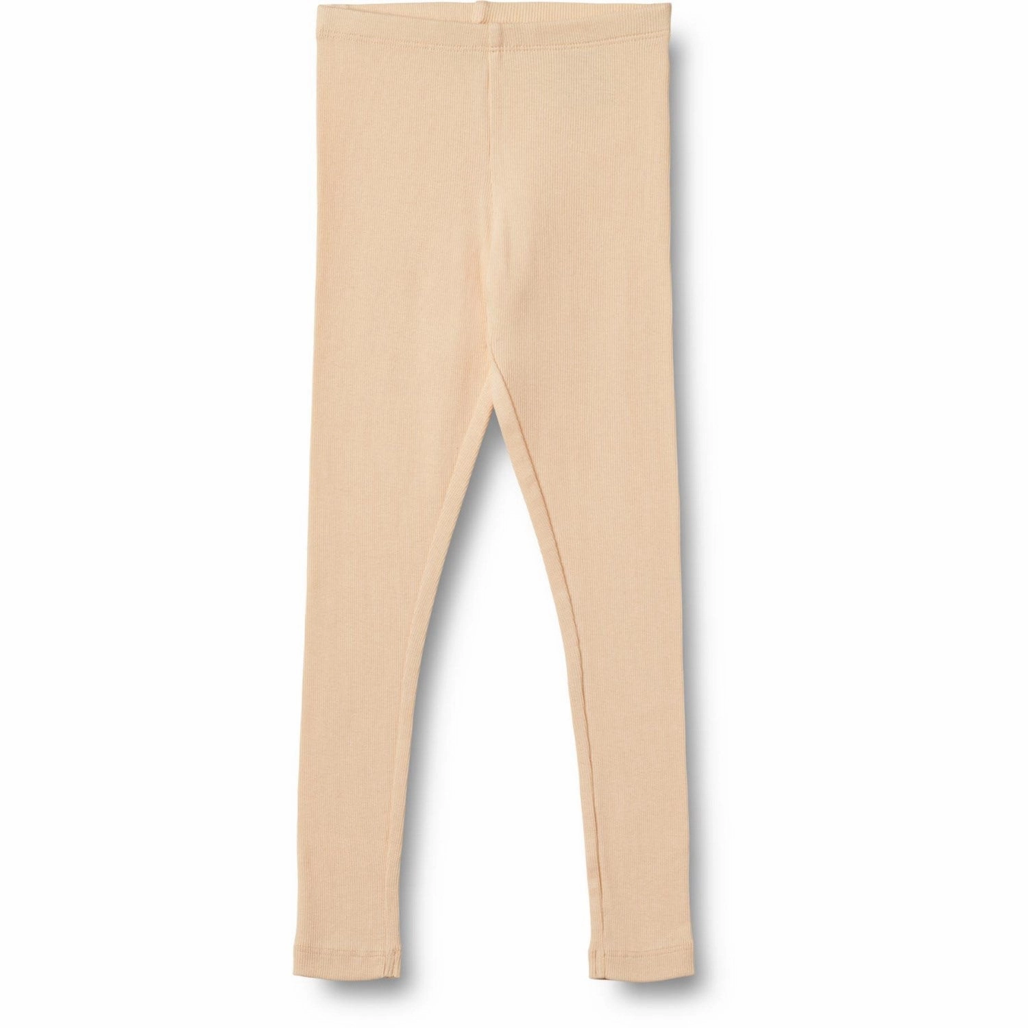 Functional Comfort Layered Panel Design Wheat Pale Peach Rib Leggings Maddy