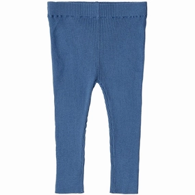 Trend Seeker Rib Knit Tummy Control FUB Azure Baby Slim Leggings