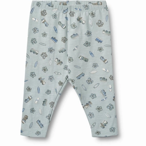 Wheat Surf Friends Jersey Leggings Silas Simple Line Sculpted Fit