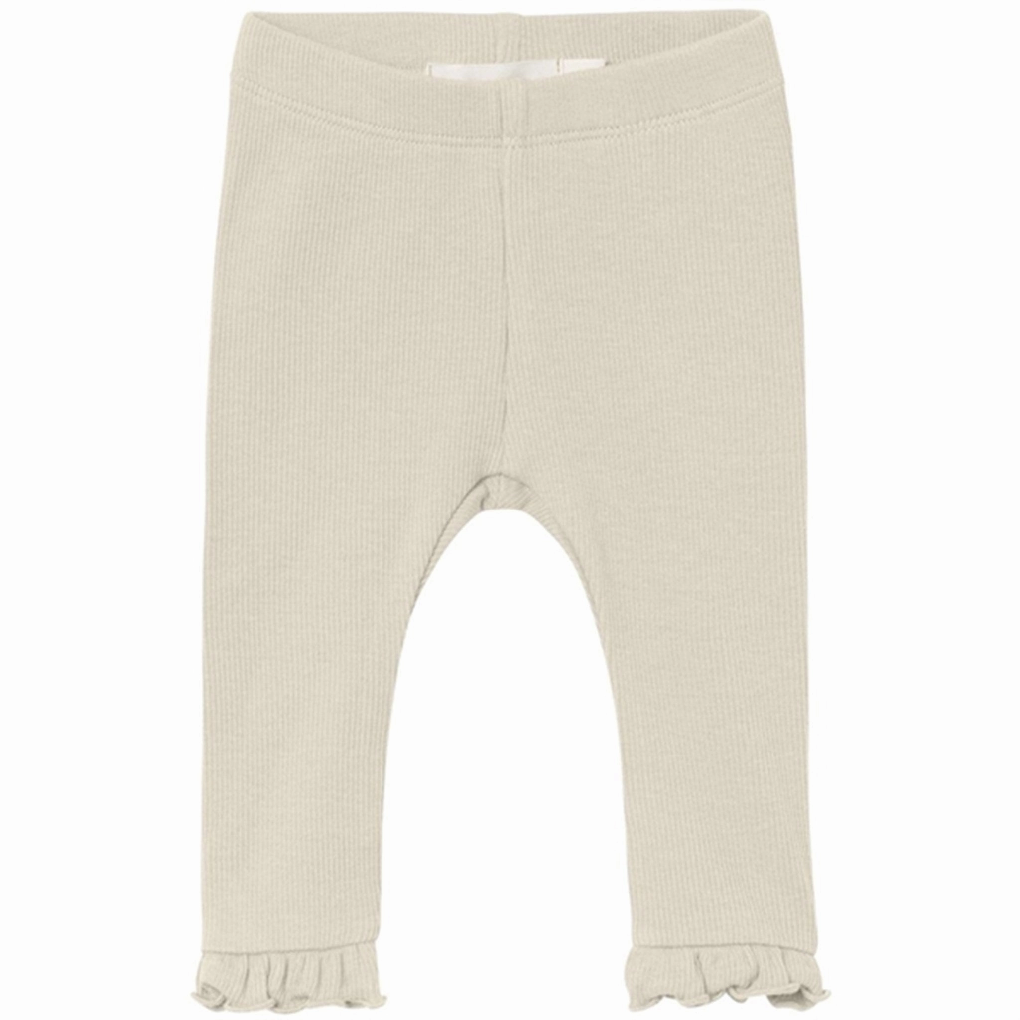 Lil'Atelier Turtledove Gago Dia Slim Leggings Yoga Inspired sculpted look