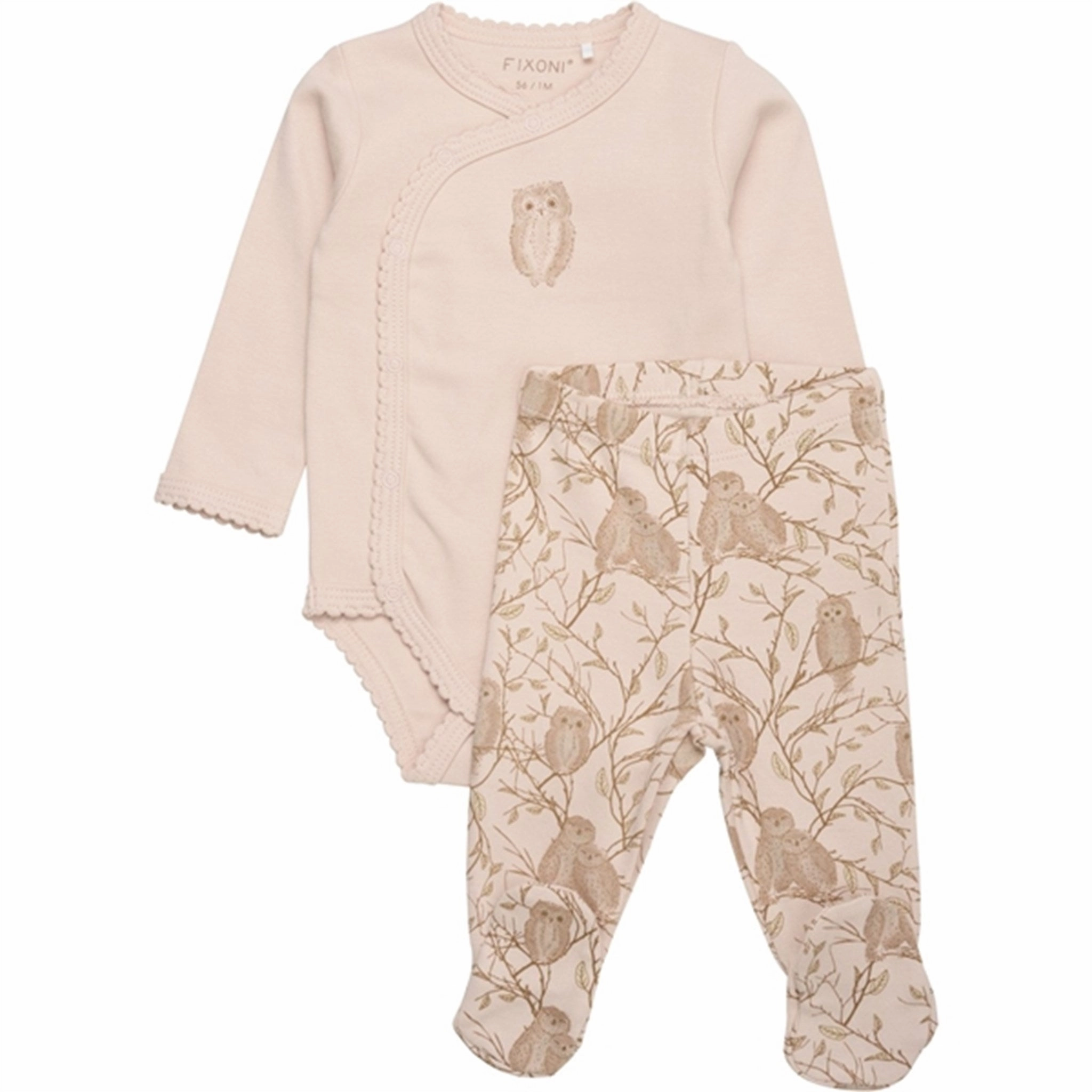 Striped designs Travel Wear FIXONI Cameo Rose Set w. Body & Pants