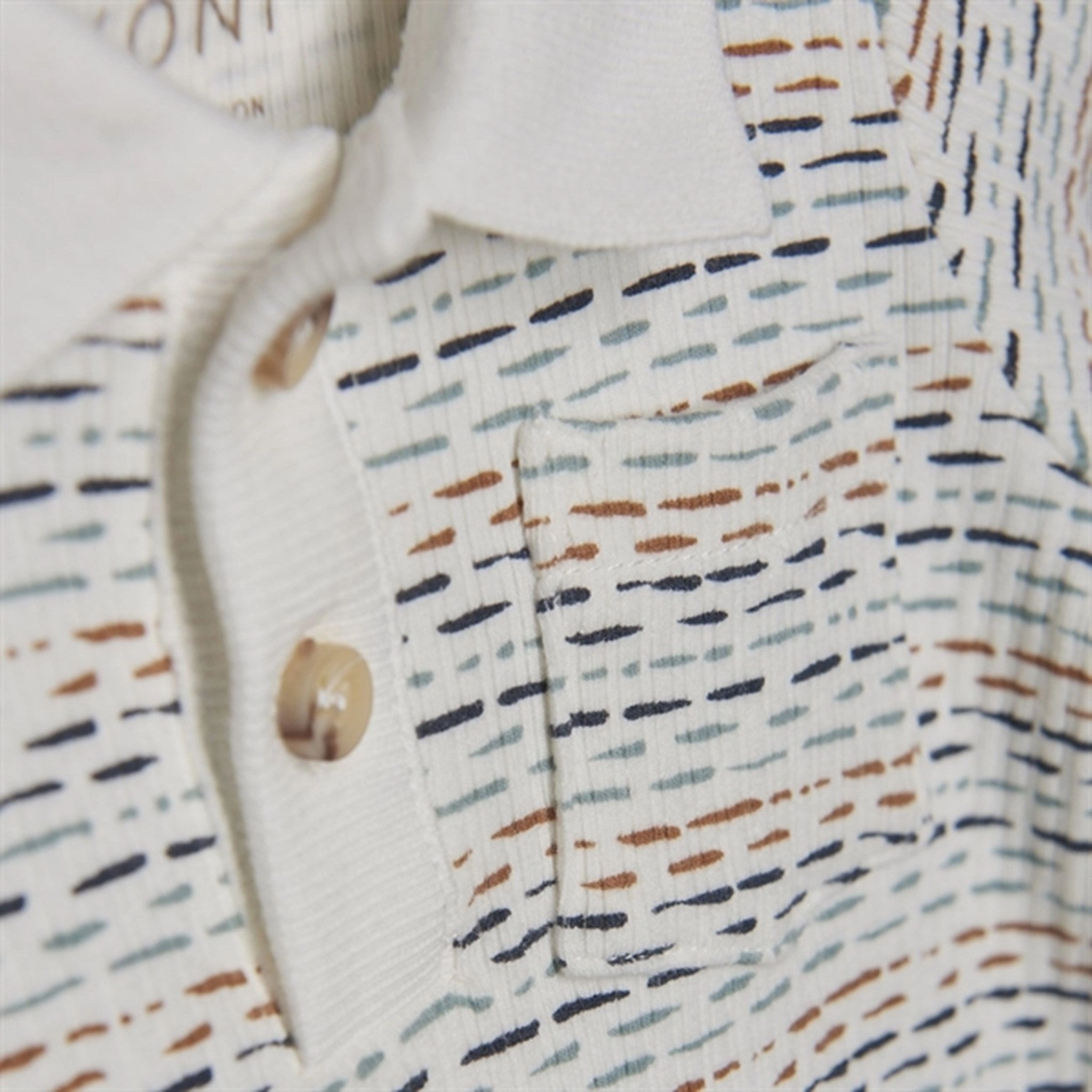 FIXONI Egret Rib Romper Modern Charming