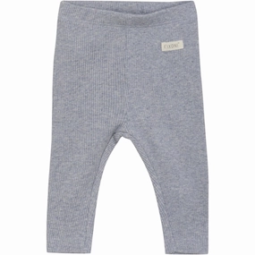 Gusseted Crotch Move Friendly FIXONI Gray Dawn Leggings Rib