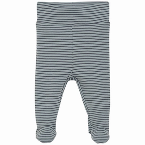 Sleek Comfort Breathable Waist FIXONI Silver Blue Leggings
