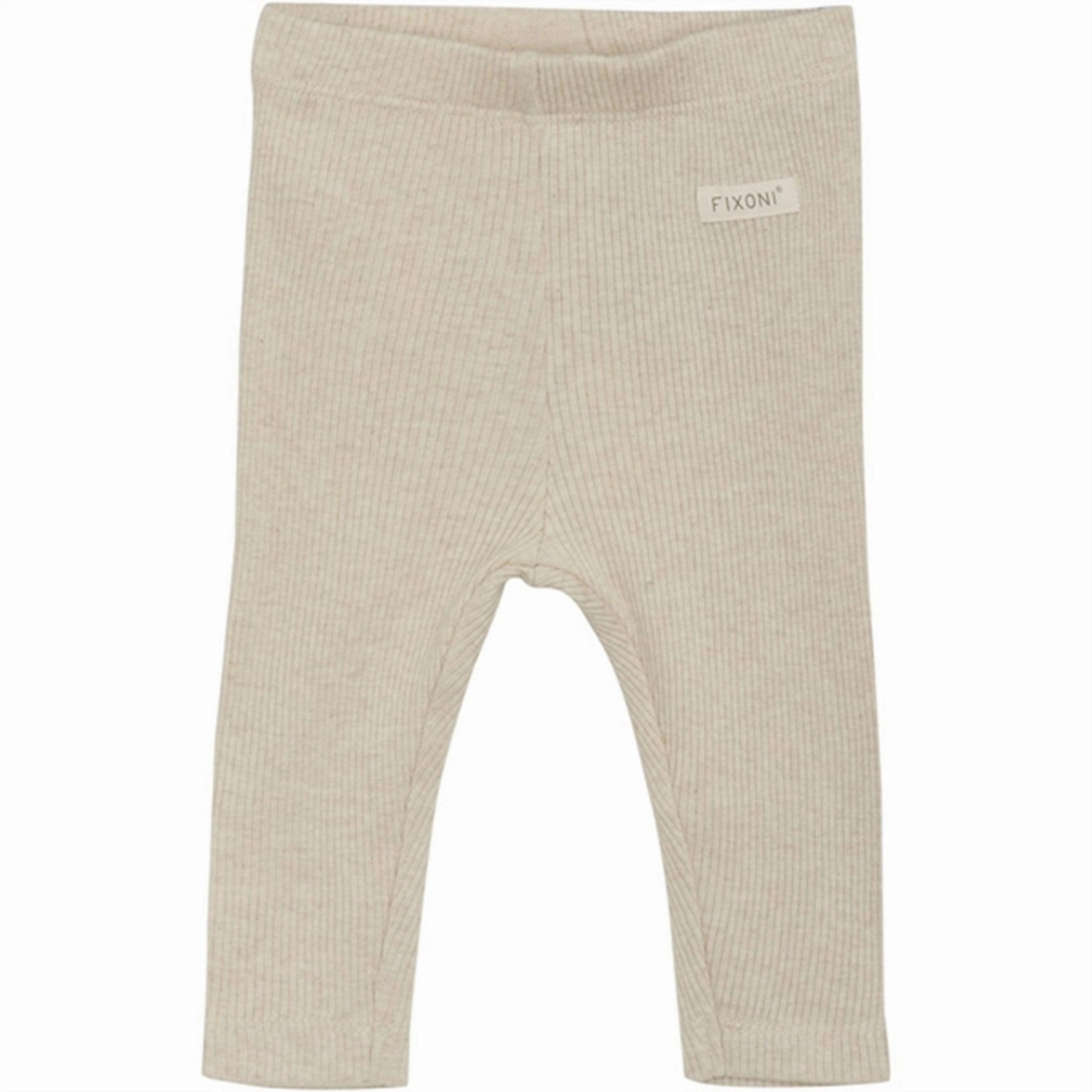 Training Essential Slim and Comfortable Wear FIXONI Tapioca Leggings Rib