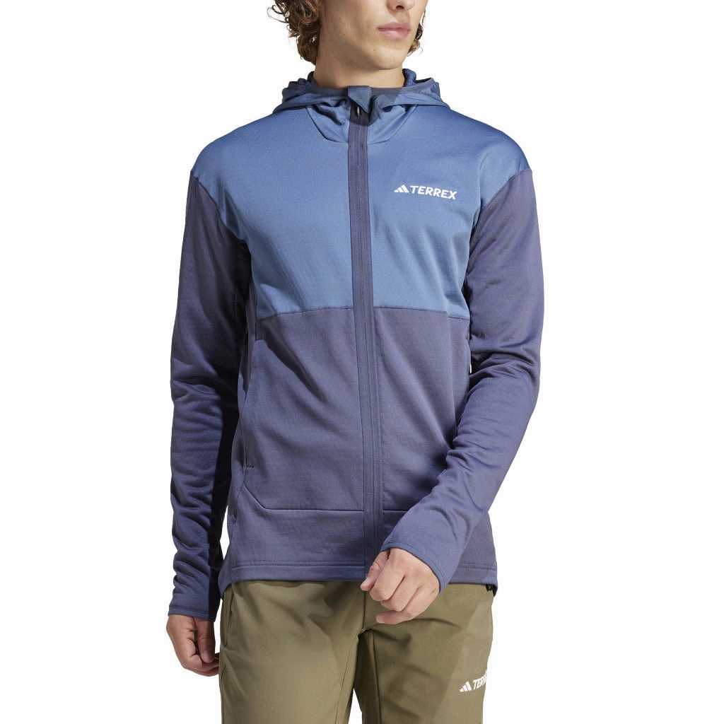American style Warthog like adidas Terrex Xperior Light Fleece Hooded Jacket Men