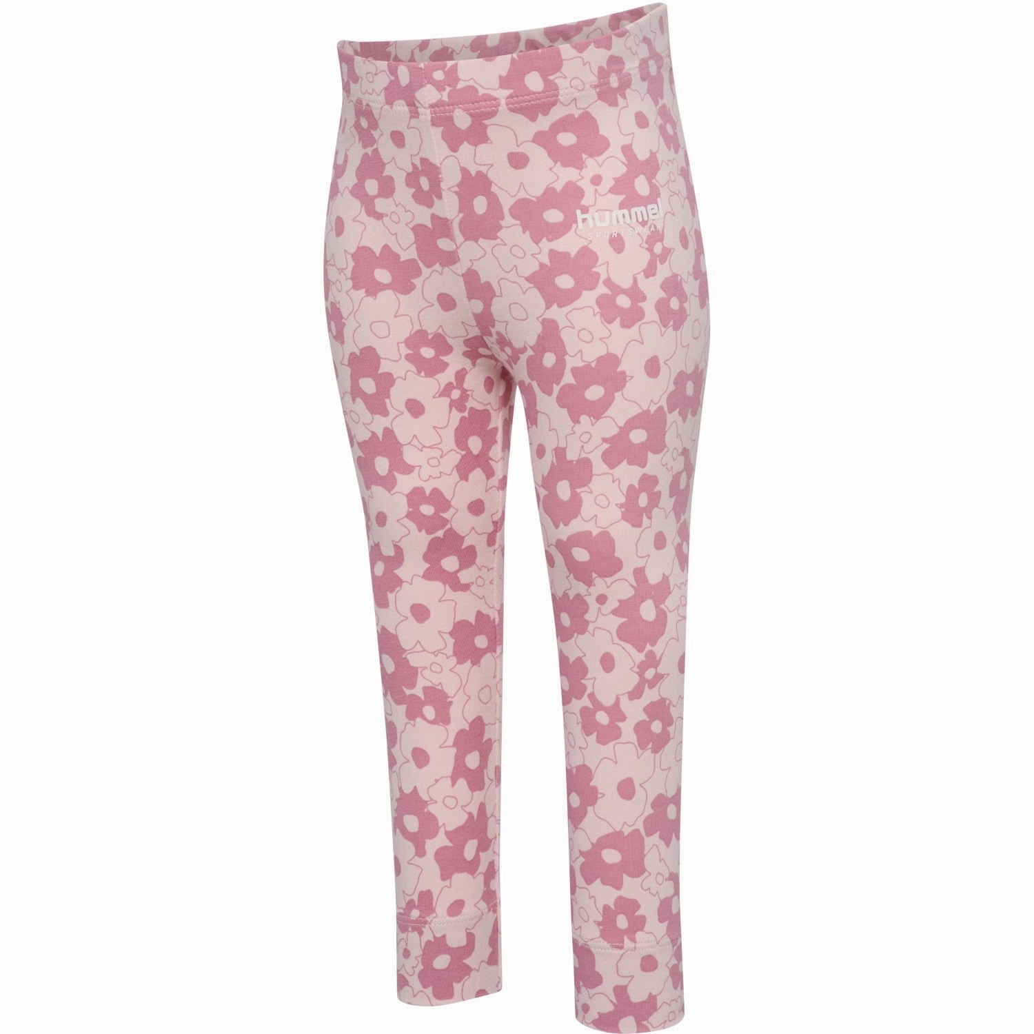 Hummel Pink Nectar Mini Flower AOP Tights No irritation Beginner Level Quick Dry