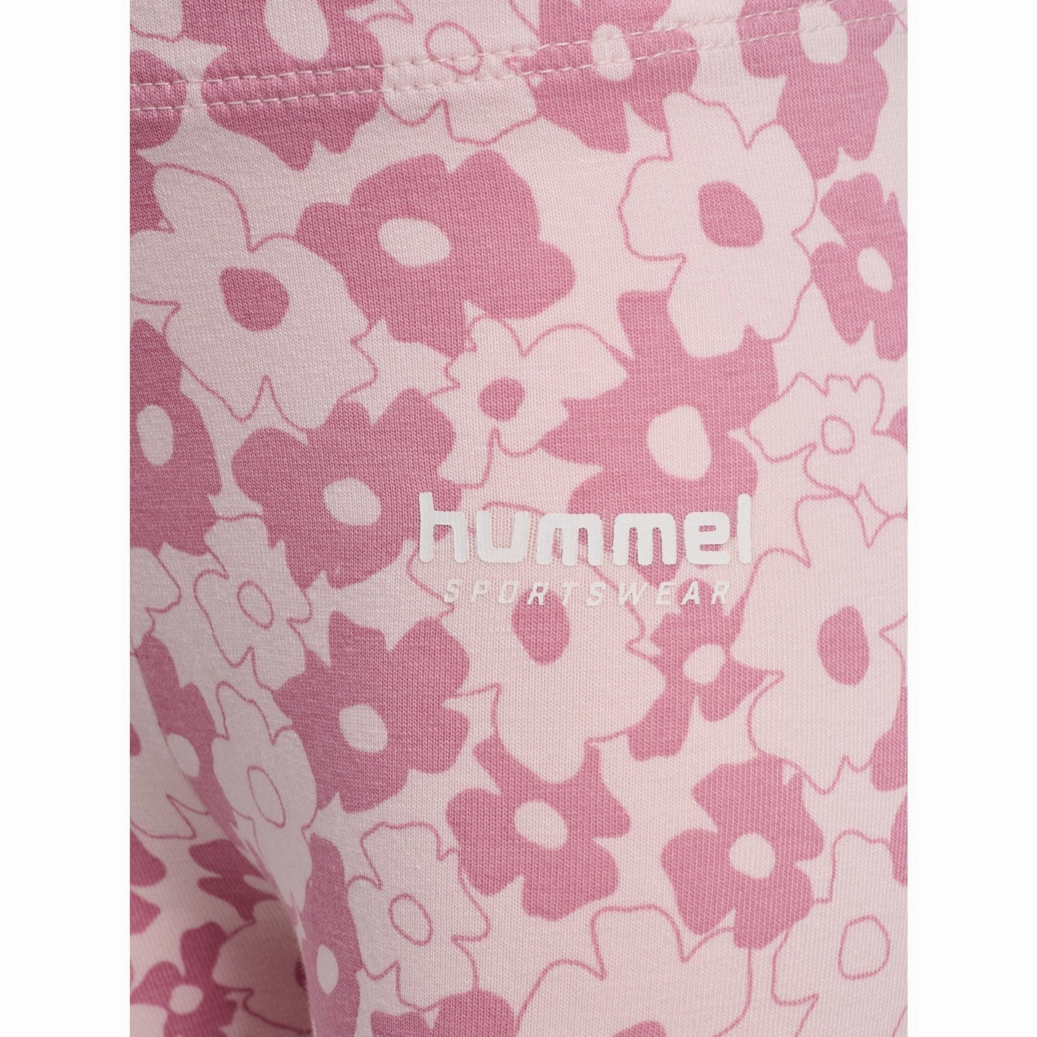 Hummel Pink Nectar Mini Flower AOP Tights Active Lifestyle Four Way