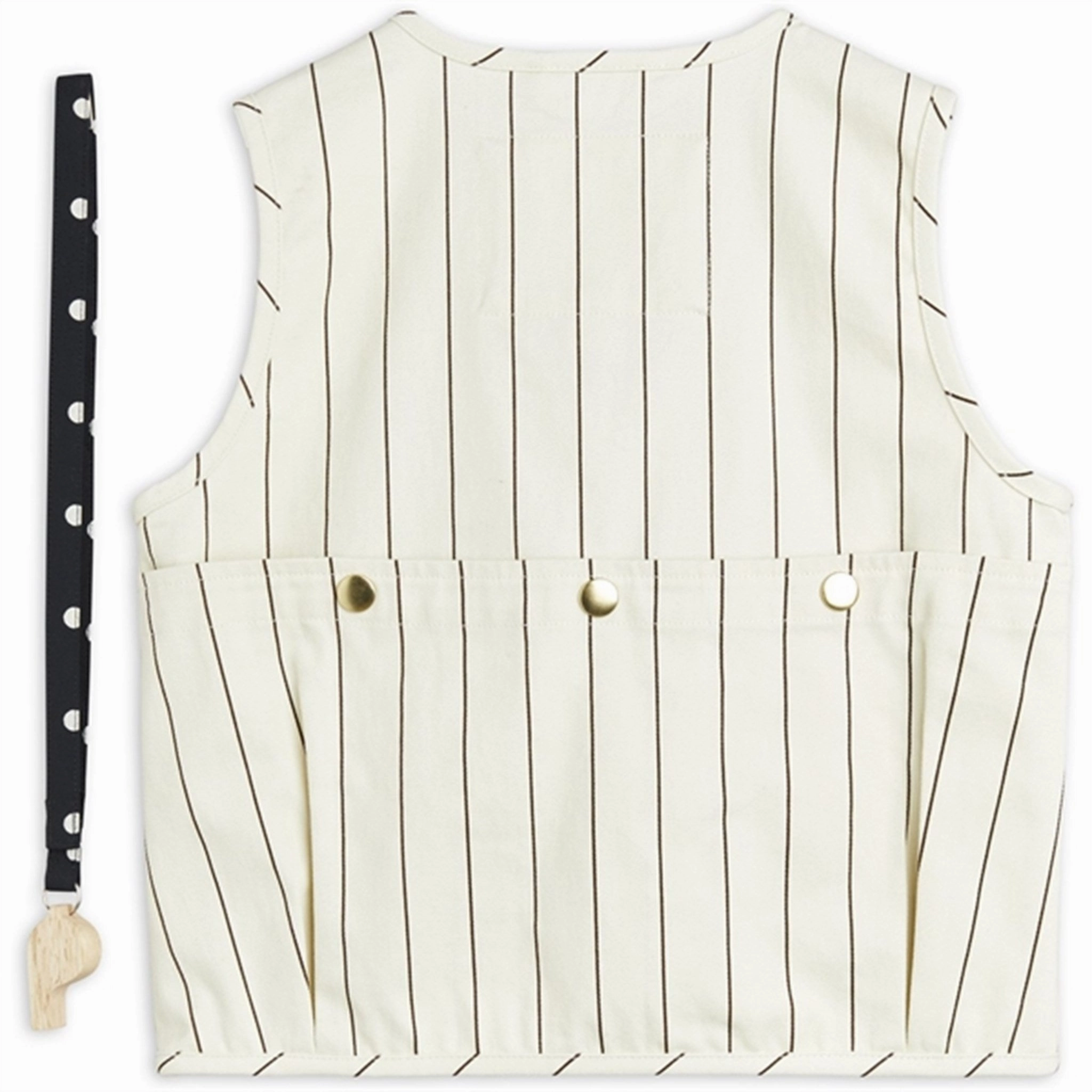 night look Mini Rodini Owl Emb Utility Vest Offwhite