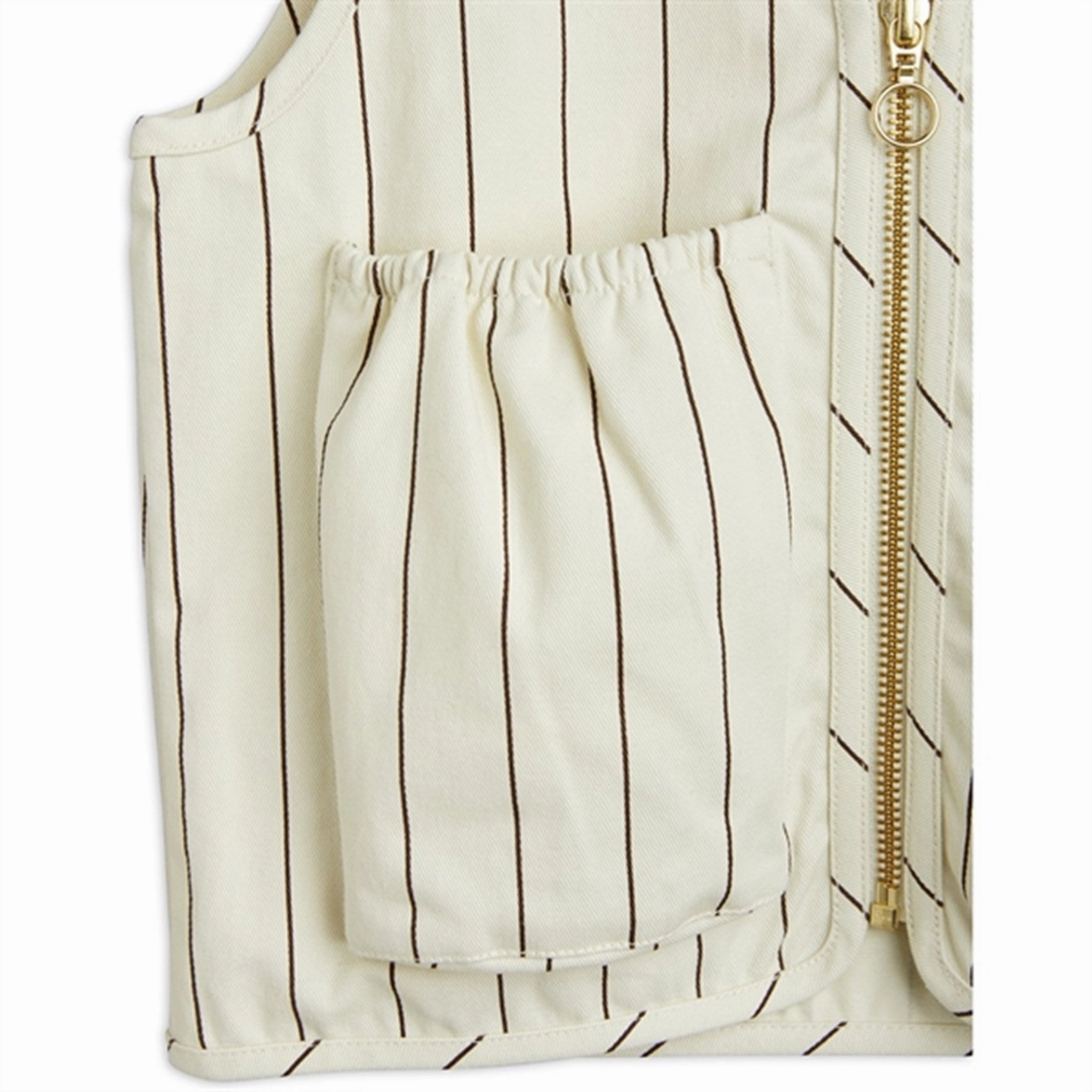 Mini Rodini Owl Emb Utility Vest Offwhite compound area